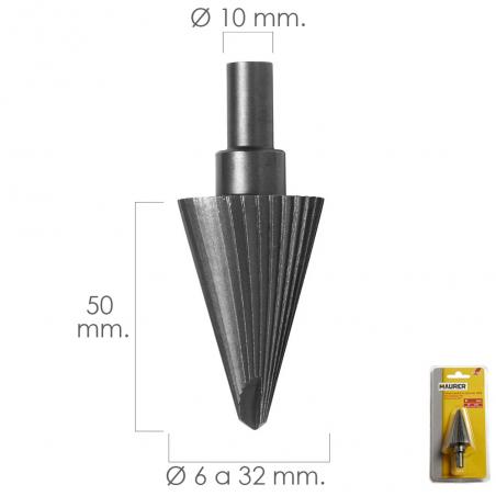 Fresa Conica Hss Ø 6-32 mm....