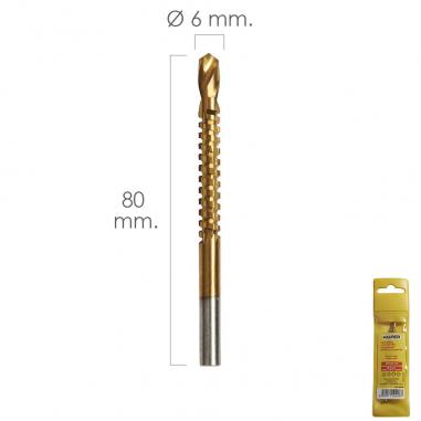 Fresa Rotativa Para Metales HSS  Ø 6...