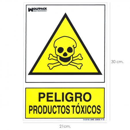 Cartel Peligro Productos...
