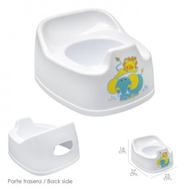 Orinal Infantil Plastico Blanco