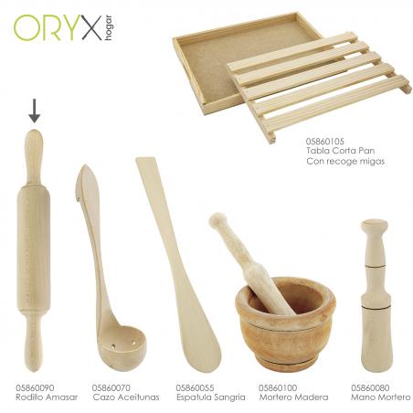 Rodillo Amasar Madera Oryx...