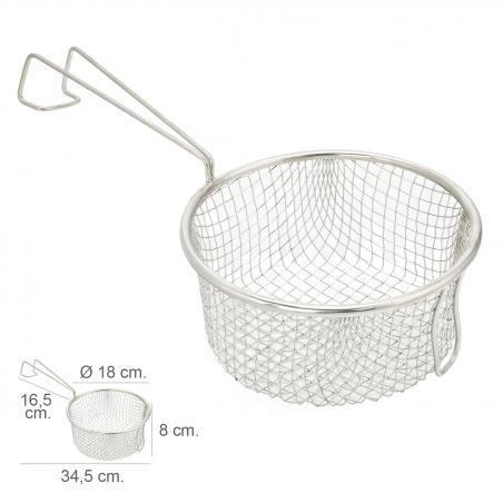 Cesta Freir Acero...