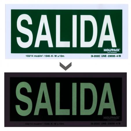 Cartel / Señal Fluorescente...