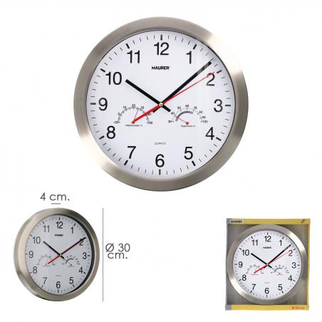 Reloj Pared Ø 30 cm. Con...