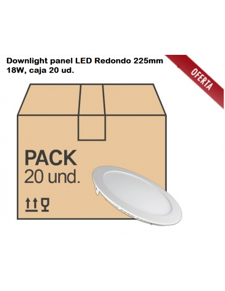 Downlight panel LED Redondo...