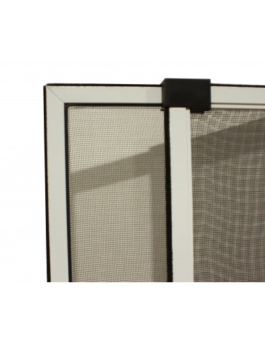 Centro de niños Viaje disco Mosquitera adaptable de aluminio blanco, mosquitera ventana, anti-insectos  (mosquitos o moscas) (50x70-130)