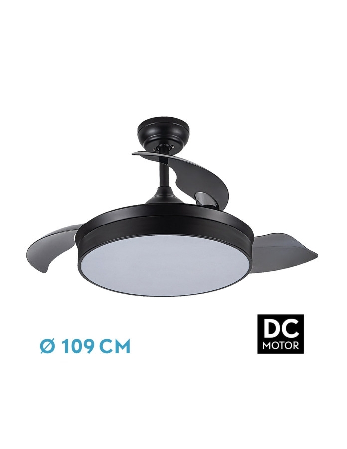 Ventilador Dc Cala Negro 72w 7200lm...