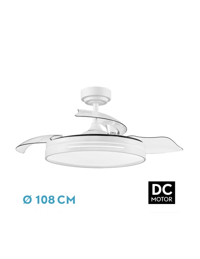 Ventilador DC 72w Micenas Blanco 3...