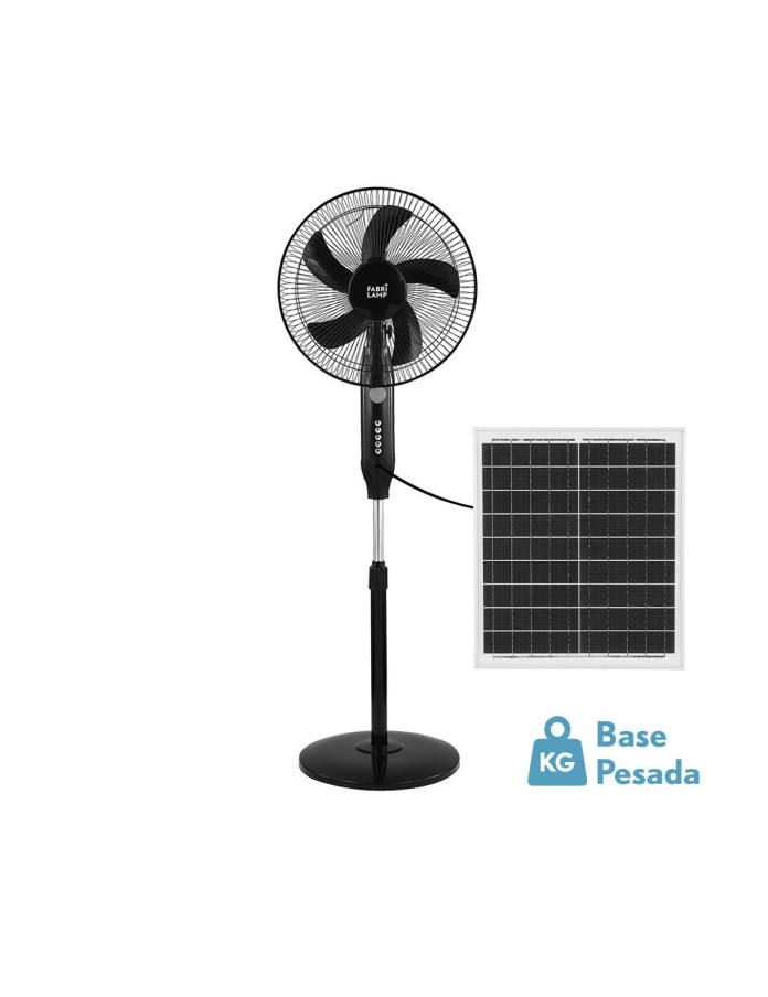 Ventilador De Pie Solar...