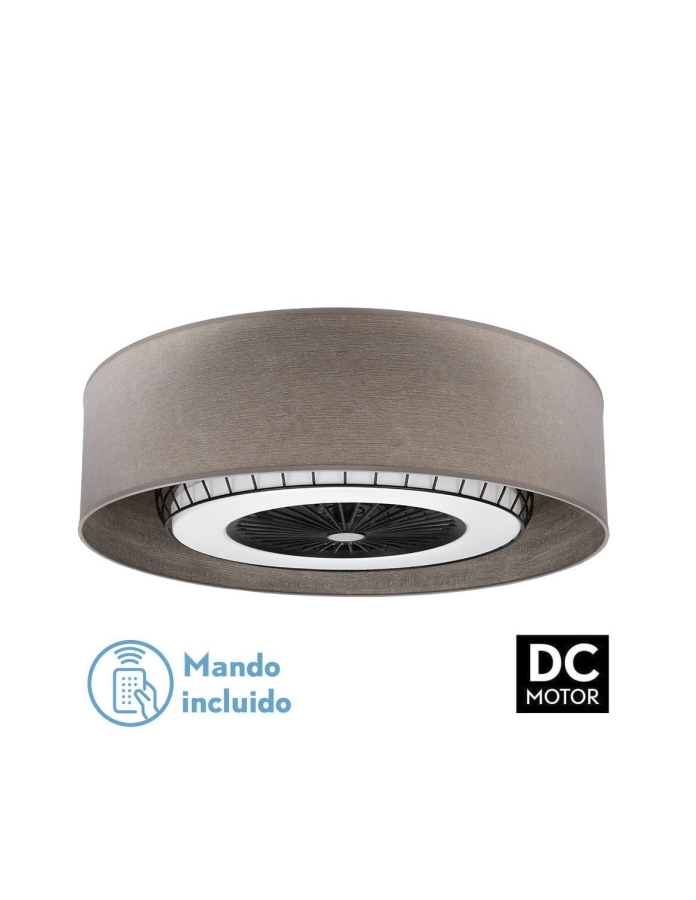 Ventilador DC Tania 72w Madera Gris 5...