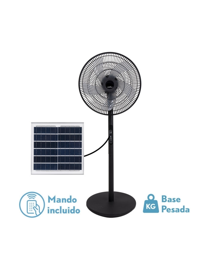 Ventilador De Pie Solar...