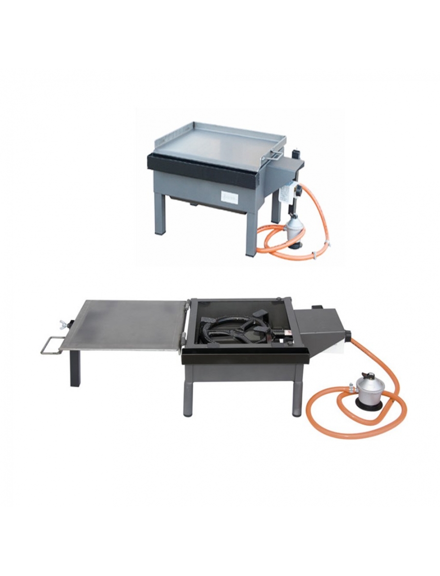 Plancha paellero gas pequeño sobremesa
