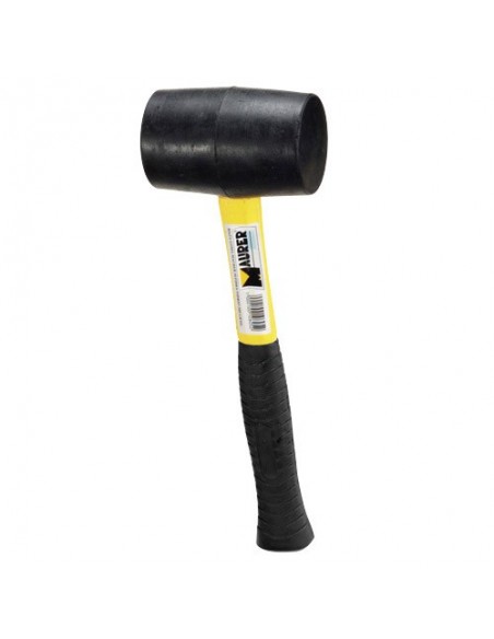 Maza Goma Maurer Mango Fibra Vidrio 600 Grms