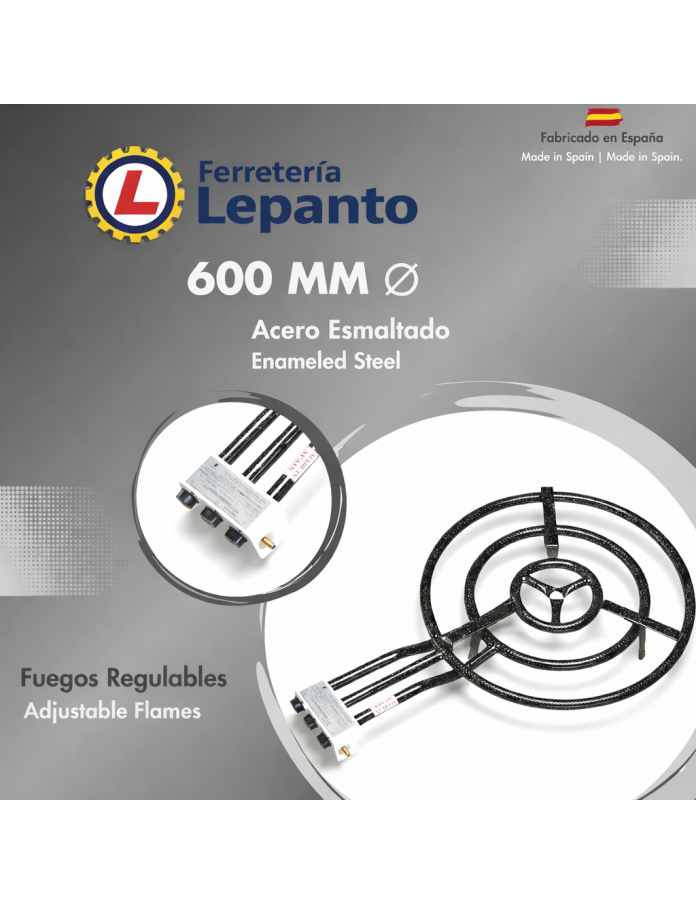 Quemador paellero gas... 2