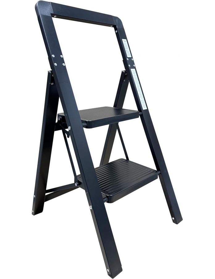 Escalera Plegable Negra,... 2