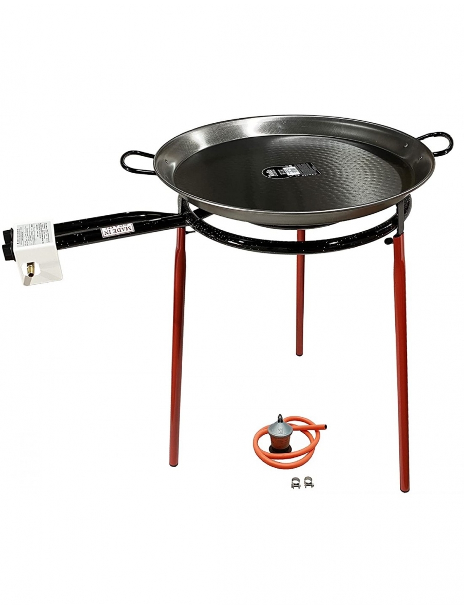 Kit Paellero pulido 55 cm Gas butano.