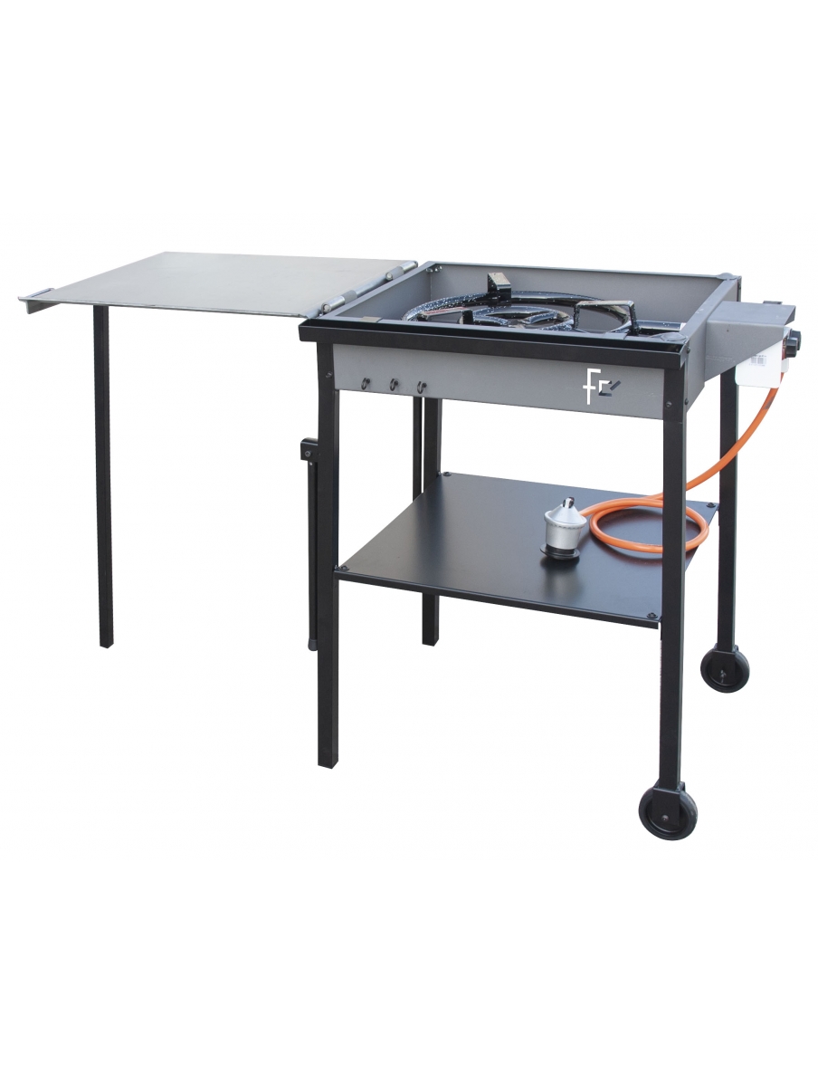 Paellero y Plancha cocina a gas grande