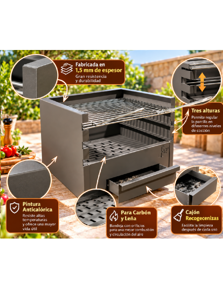 Cajón para Barbacoa con... 2