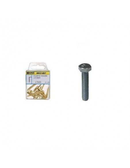 Brico-self Tornillo Cabeza Hexagonal Zincado M  8x30
