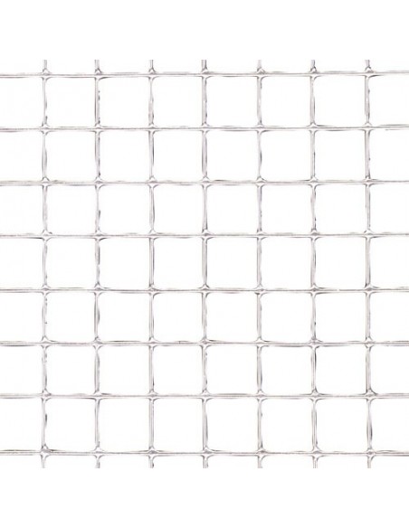 Malla Electrosoldada Galvanizada 13x13 / 60 cm. Rollo 25 Metros. Uso Domestico