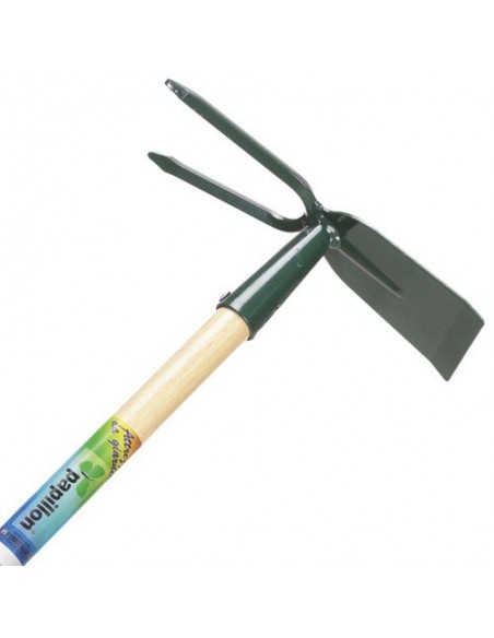 Azuela-horquilla Papillon Mango Madera 130cm