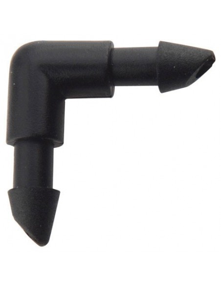 Goteo Codo Para tubo 1/4 (Blister  5 Piezas)