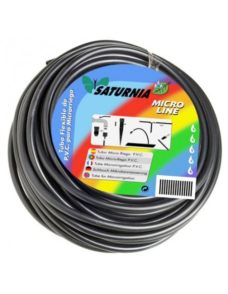 Goteo Microtubo Pvc (Rollo 15 Metros) Saturnia