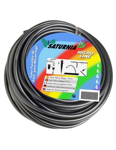 Goteo Microtubo Pvc (Rollo 25 Metros) Saturnia