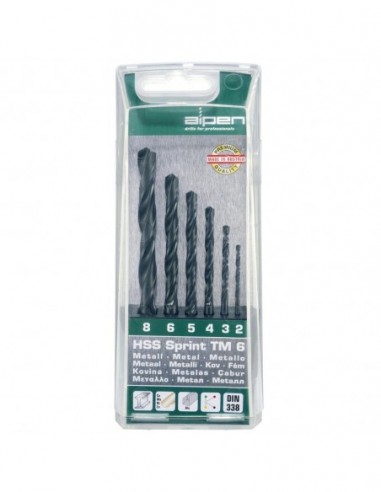 Estuche Brocas Alpen Hss Sprint    6 Piezas