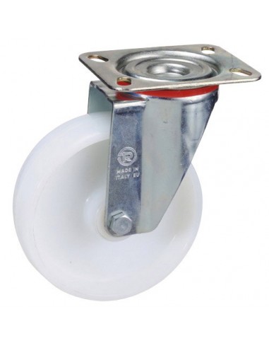 Rueda Industrial Nylon Placa 100mm