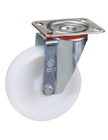 Rueda Industrial Nylon Placa 100mm 2