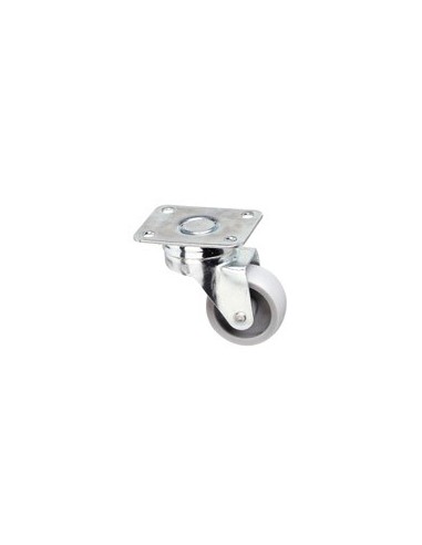 Rueda Polyamida Placa   60mm