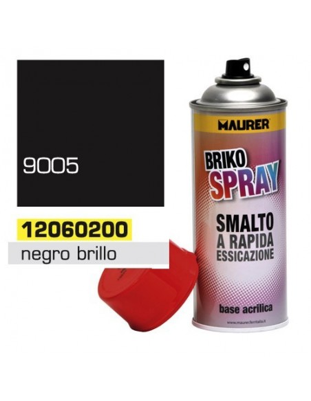 SPRAY MAURER NEGRO BRILLO PROFUNDO 400ml 2