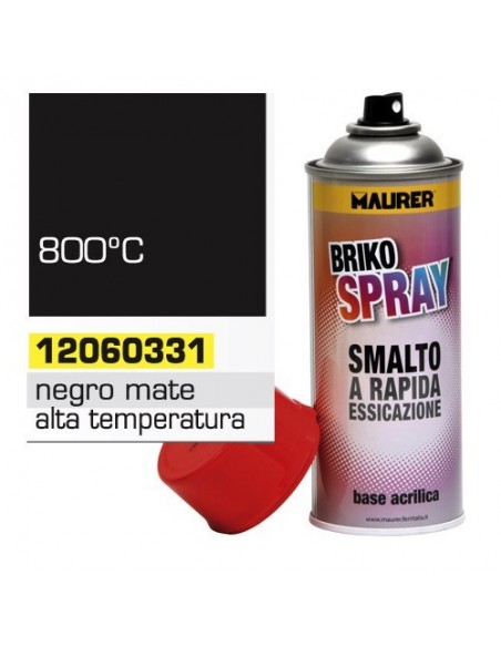 Spray Maurer Alta Temperatura Negro Mate 400ml 2