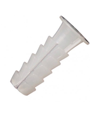 Taco Wolfpack Plastico Blanco    5 mm(25u)