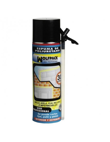 Espuma Poliuretano Wolfpack 500 ml Con Cánula