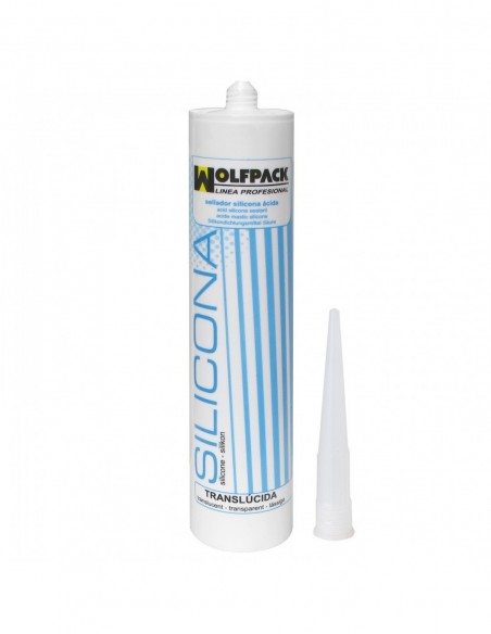 Silicona Wolfpack Acida Transparente 280cc 2