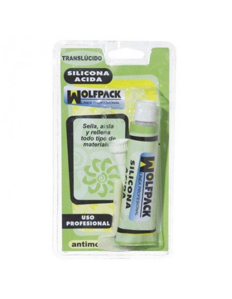 Silicona Wolfpack Acida Blanca    50cc