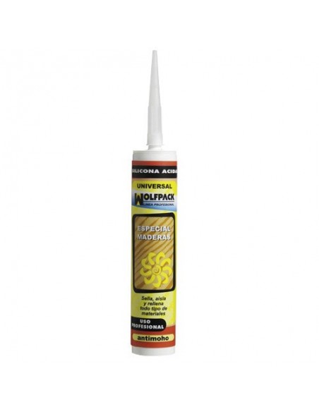 Silicona Wolfpack Acida Roble 280cc