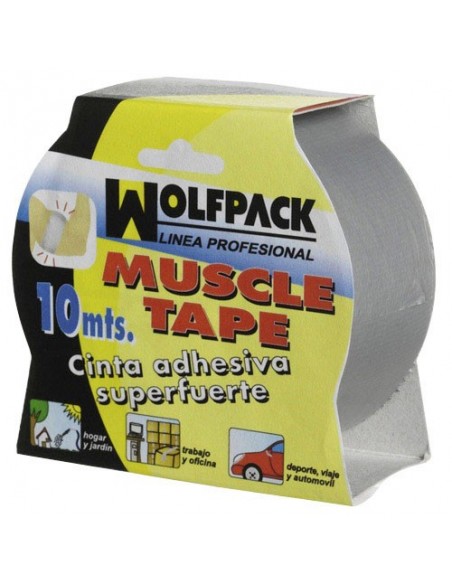 Cinta Americana "Muscle" Gris 48mmx10m