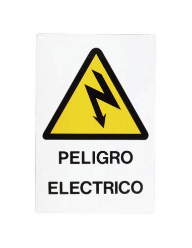Cartel Peligro Electrico 30x21