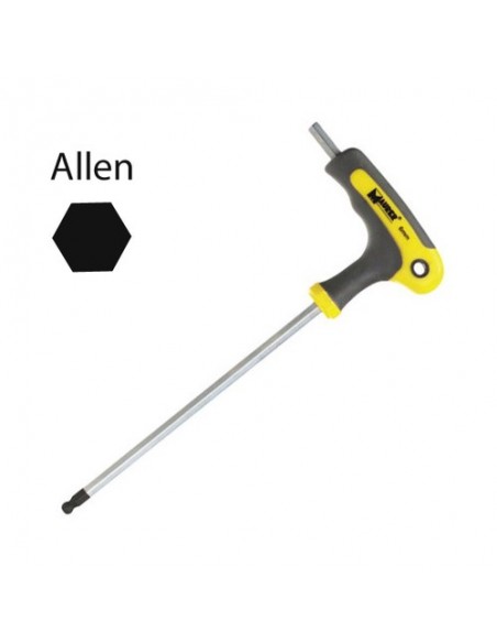Llave Allen Maurer Con Mango "T" Con Bola 5