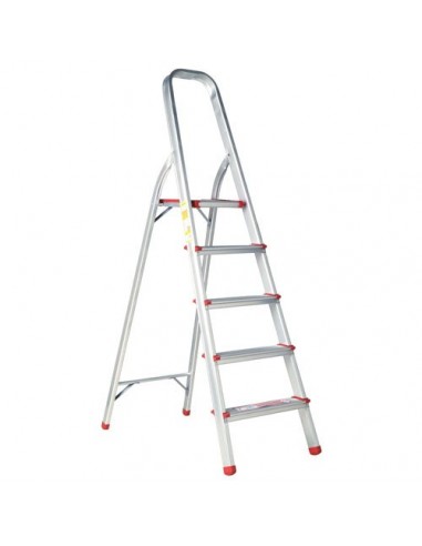 Escalera Aluminio Oryx  6 Peldaños Doméstica