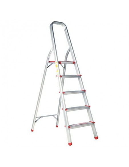 Escalera Aluminio Oryx  6 Peldaños Doméstica