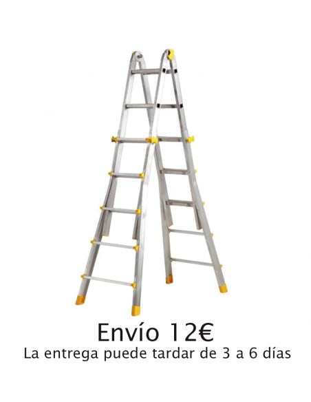 Escalera Telescópica Aluminio Maurer 5+5