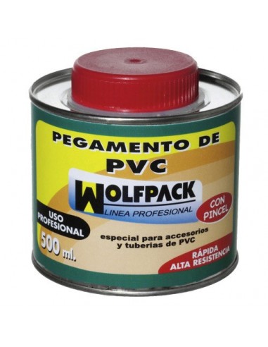 Pegamento Pvc  Wolfpack  Con Pincel 500cc