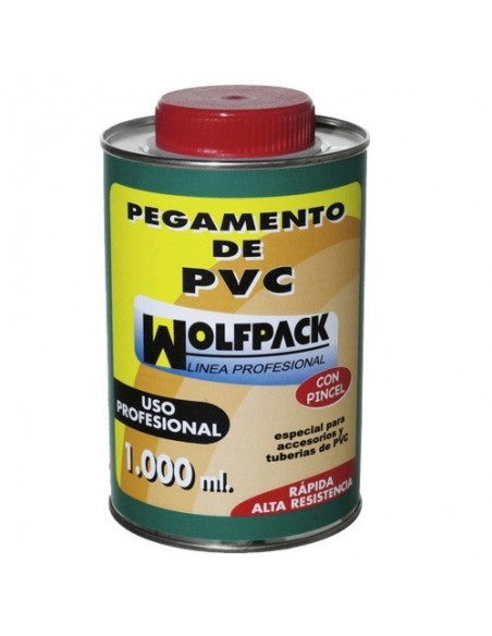Pegamento Pvc  Wolfpack  Con Pincel 1000cc 2