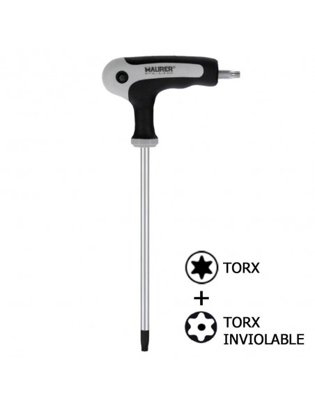 Llave Torx Maurer Con Mango "T" T25 Inviolable 2