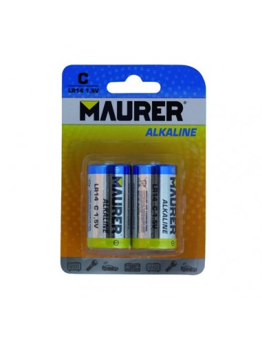 Pila Maurer Alcalina Lr-14 (Blister 2 piezas)