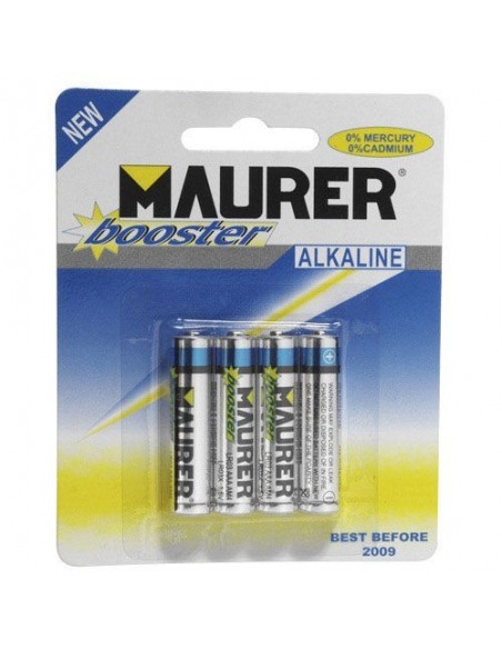 Pila Maurer Alcalina Lr-  3 (Blister 4 Piezas) 2